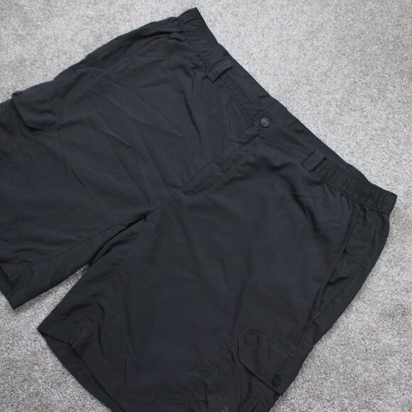 The North Face Ajdm Horizon Peak Shorts Mens 2XL XXL Gray Cargo Nylon 10" inseam - Picture 3 of 13
